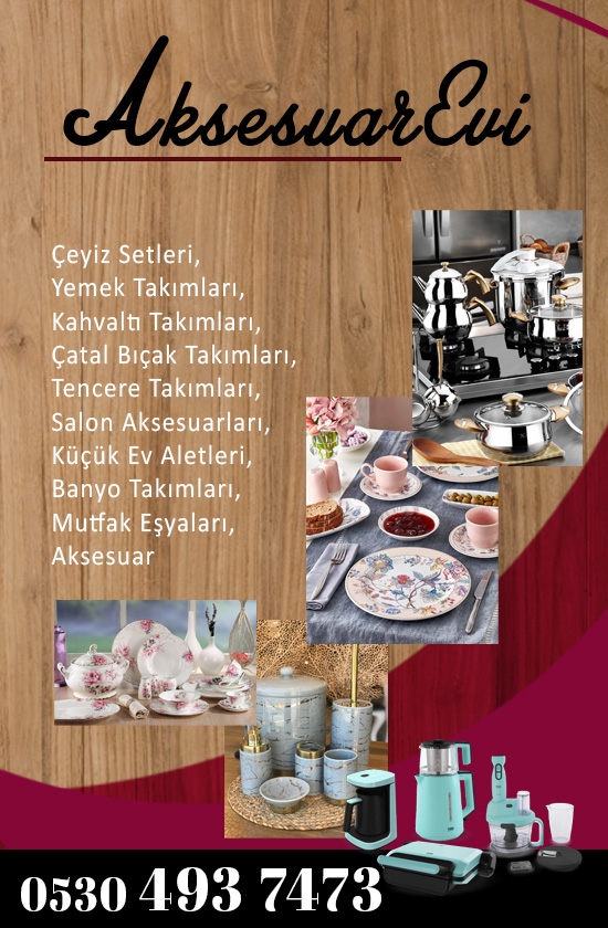 Aksesuar Evi Eryaman Çeyiz Takımı