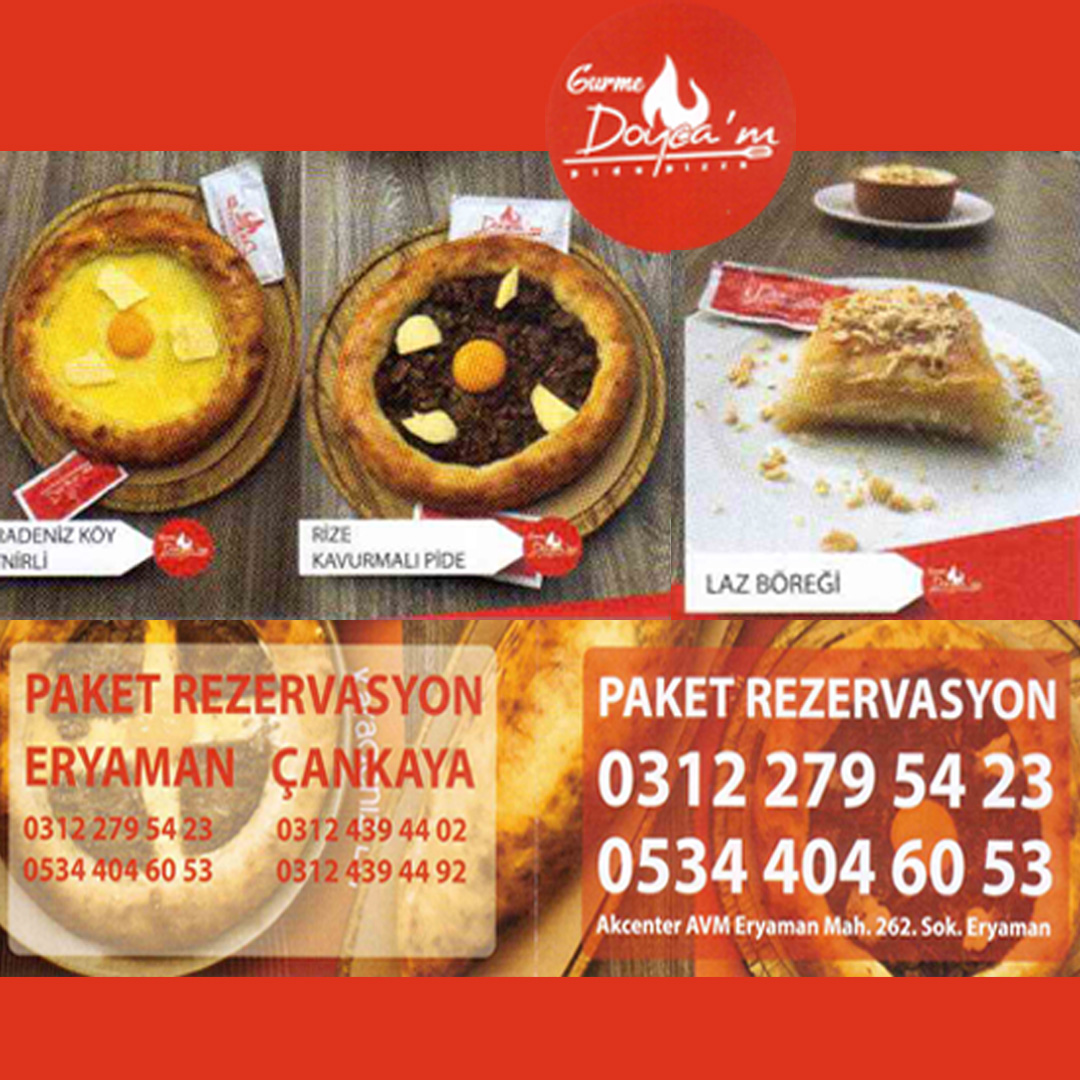 Gurme DOYCA M pide, pizza, karadeniz pide evi,