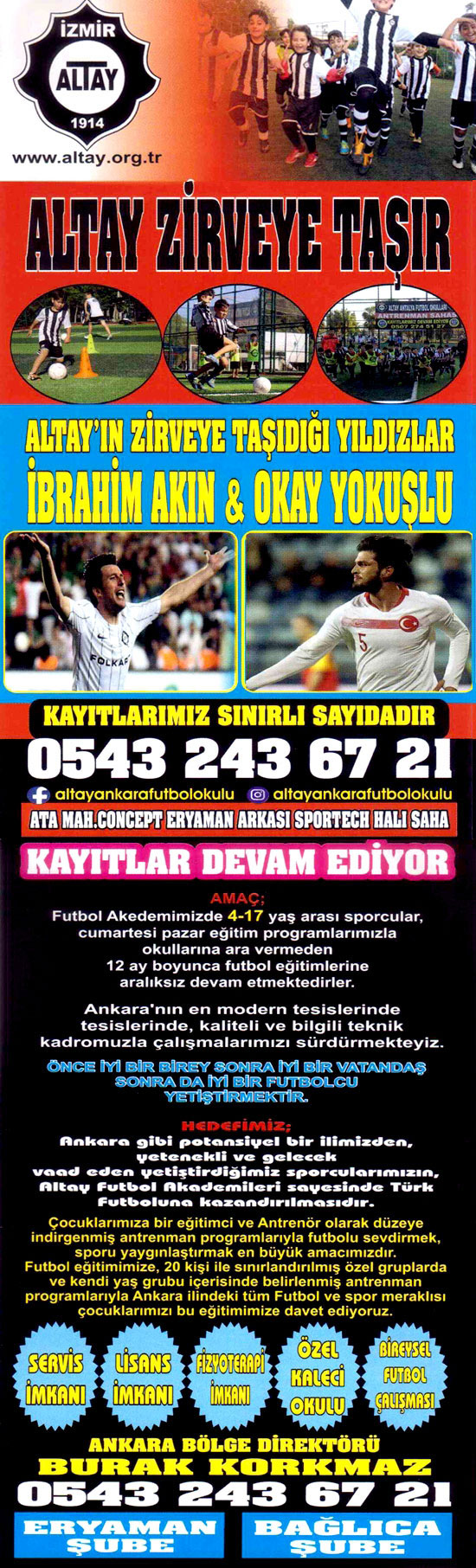 Altay Futbol Okulları Eryaman Şubesi