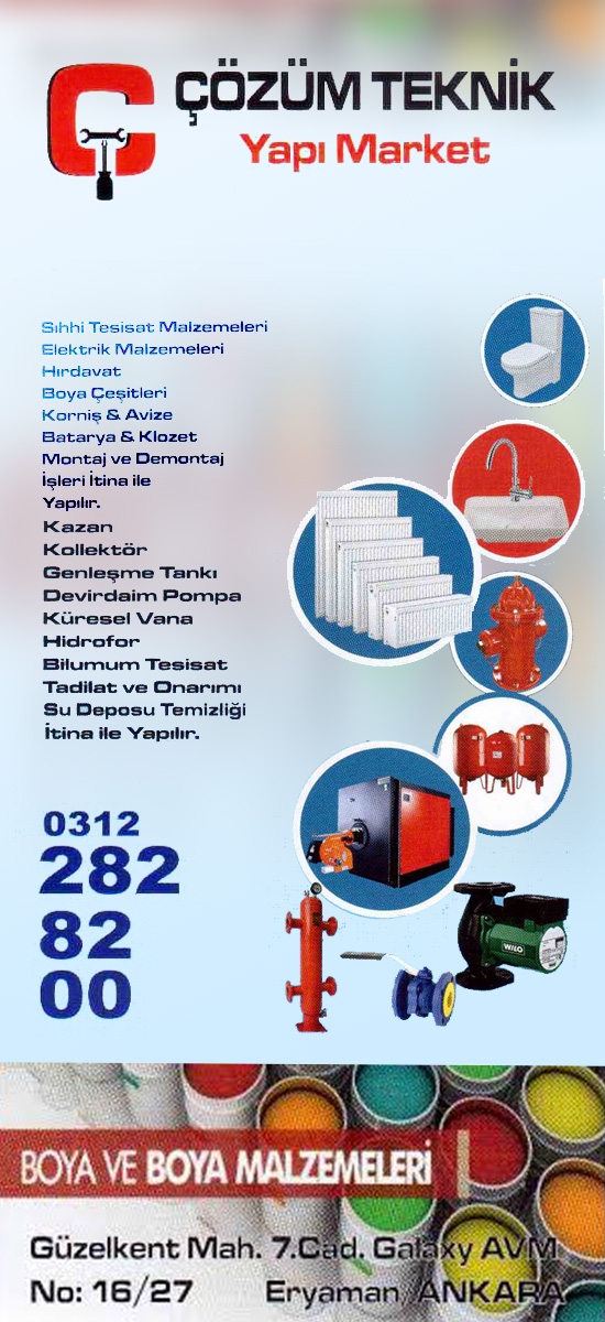 Çözüm Teknik YapıMarket Eryaman