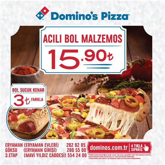 DOMİNOS Pizza Eryaman