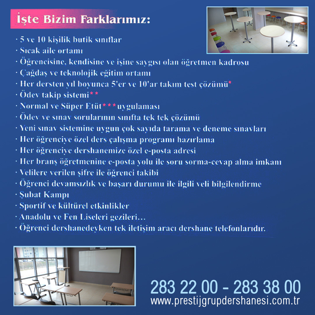 Ankara Prestij Grup Eğitim Kurumları