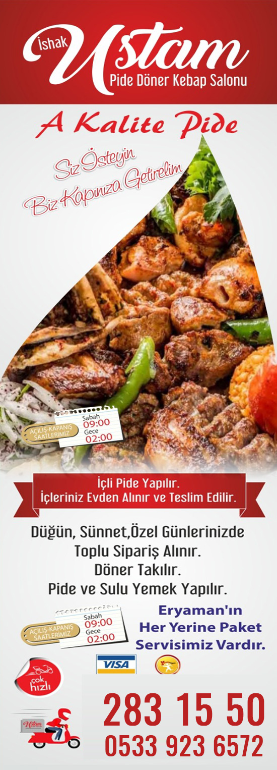 İshak USTAM Pide, Döner, Kebap, Salonu