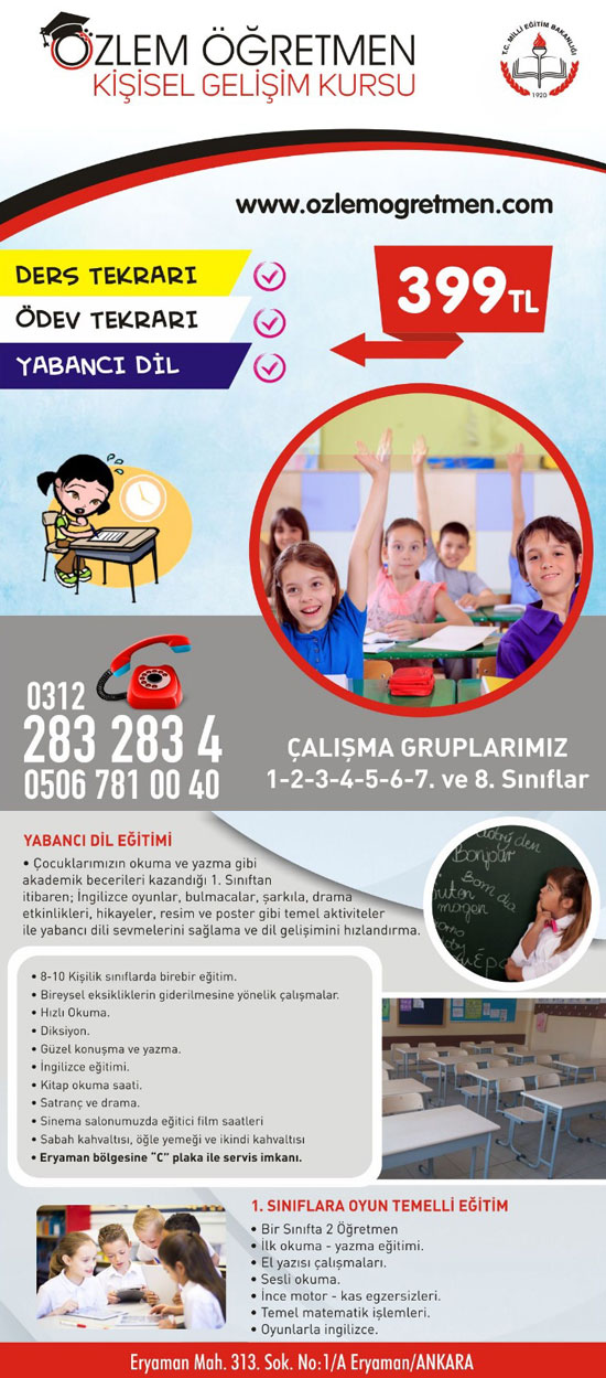 Özlem Öğretmen Kişisel Gelişim Kursu