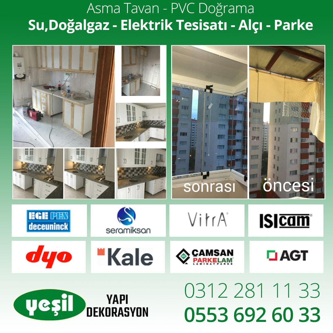 Ankara YEŞİL Yapı Dekorasyon,